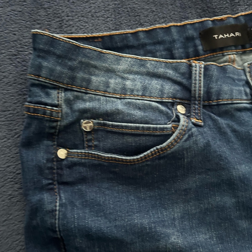 Tahari Chloe Size 16W Denim Jeans - Picture 5 of 11
